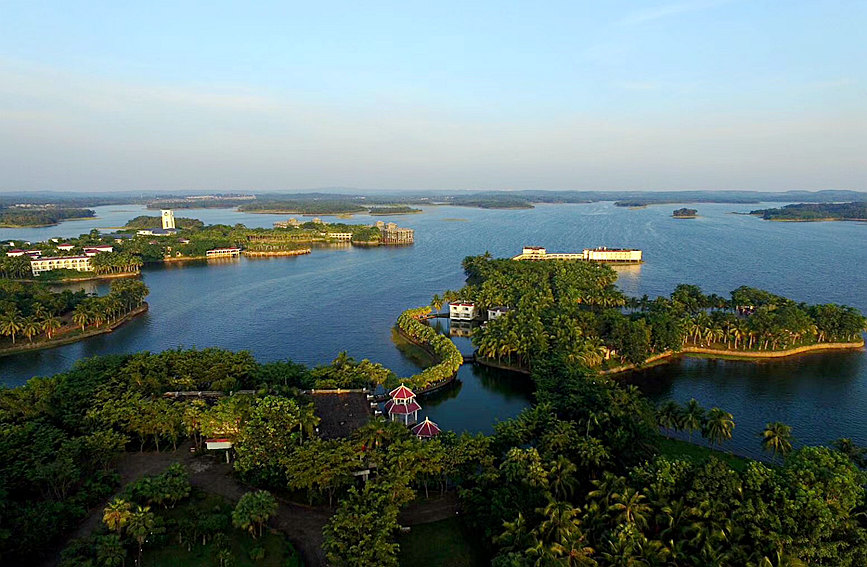 Explore the charming scenery of wetlands in south China's Hainan