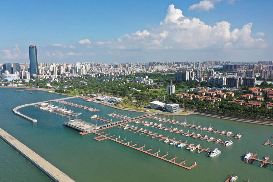 Number of yachts exhibited at 2nd China International Consumer Products Expo up 91 percent from 2021