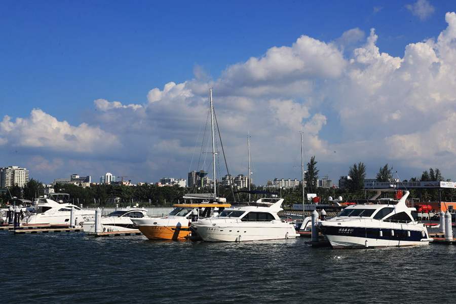 Number of yachts exhibited at 2nd China International Consumer Products Expo up 91 percent from 2021