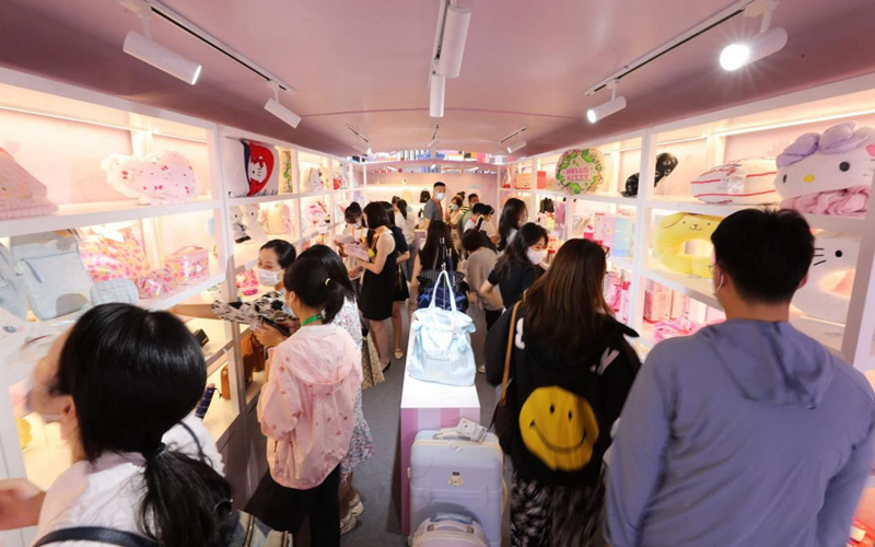 Sanya Hello Kitty Resort shines at 2nd China International Consumer Products Expo