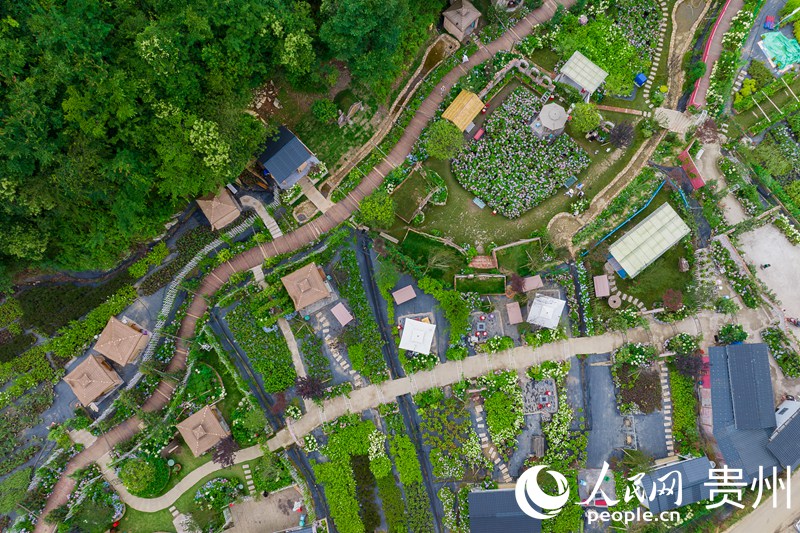 View of picturesque village in SW China’s Guizhou