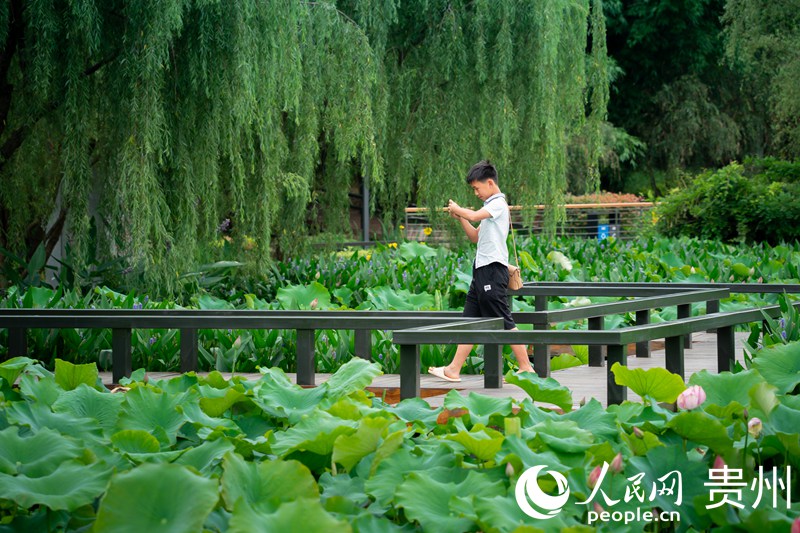 View of picturesque village in SW China’s Guizhou