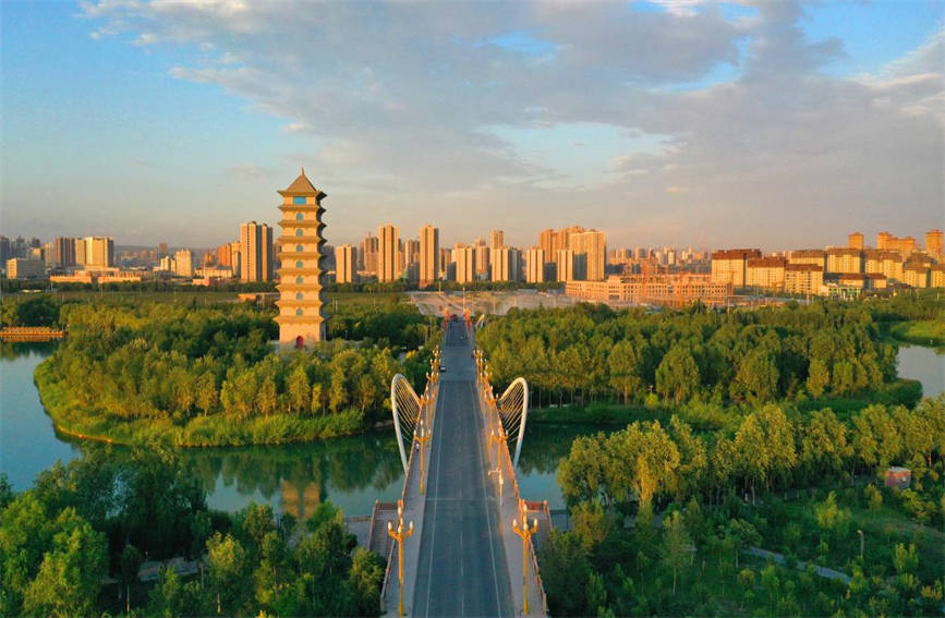 In pics: Beautiful Korla of NW China's Xinjiang in summertime