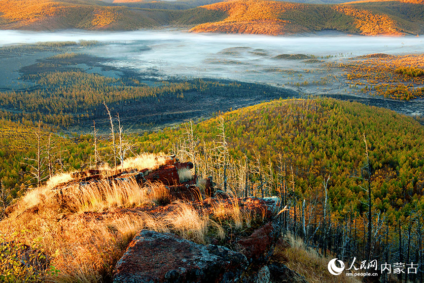 In pics: autumn scenery of Arxan city in Inner Mongolia