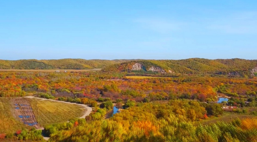 Picturesque autumn scenery in NE China's Heilongjiang