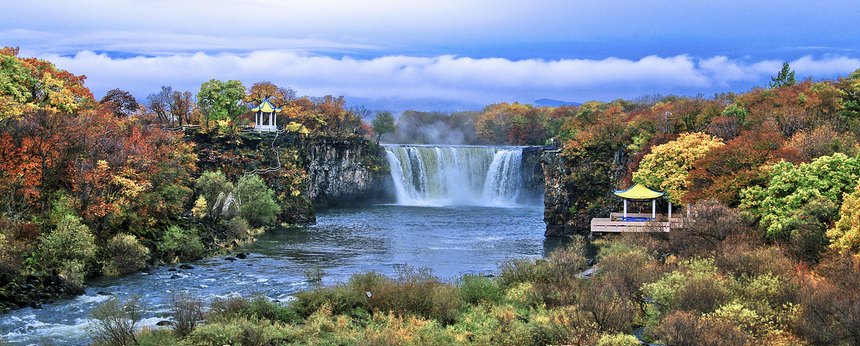 In pics: beautiful autumn view of Jingpo Lake in NE China's Heilongjiang