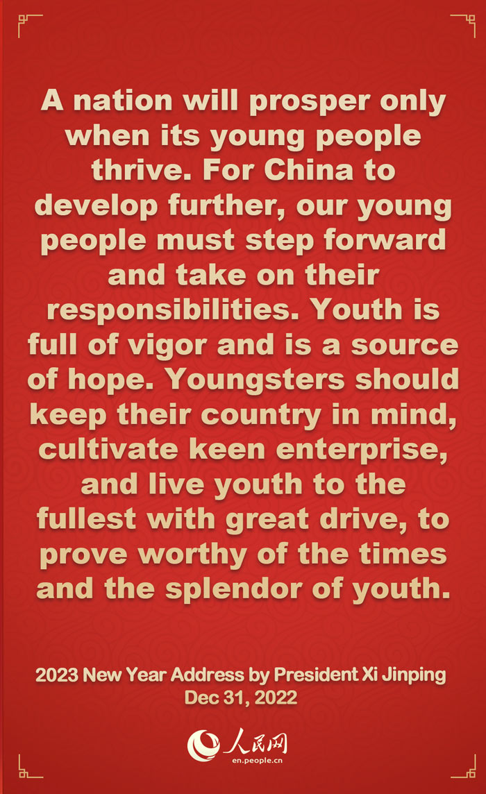 Highlights: 2023 New Year Address by President Xi Jinping