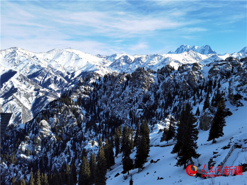 In pics: Magnificent winter view of Tianchi scenic area in NW China's Xinjiang