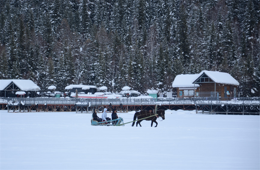 Picturesque scenery of Kanas scenic area in Altay, NW China's Xinjiang