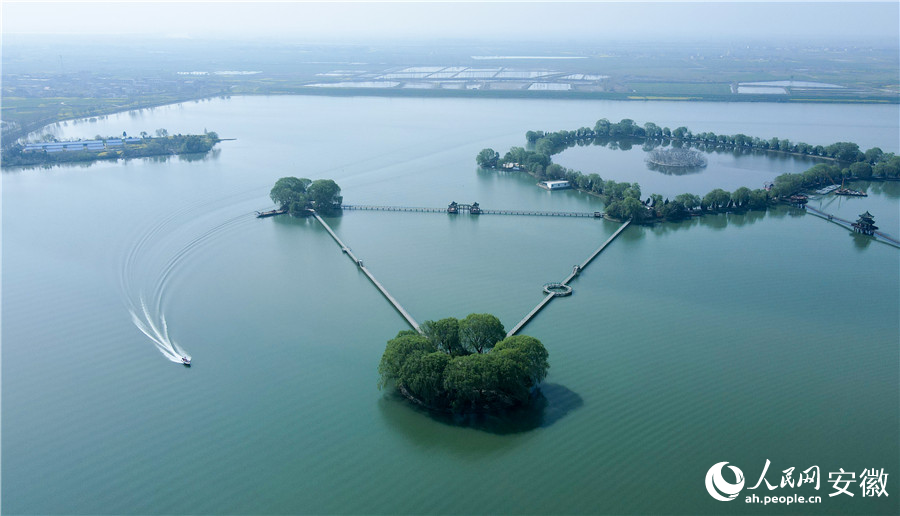 Fascinating spring scenery of Balihe scenic area in E China's Anhui