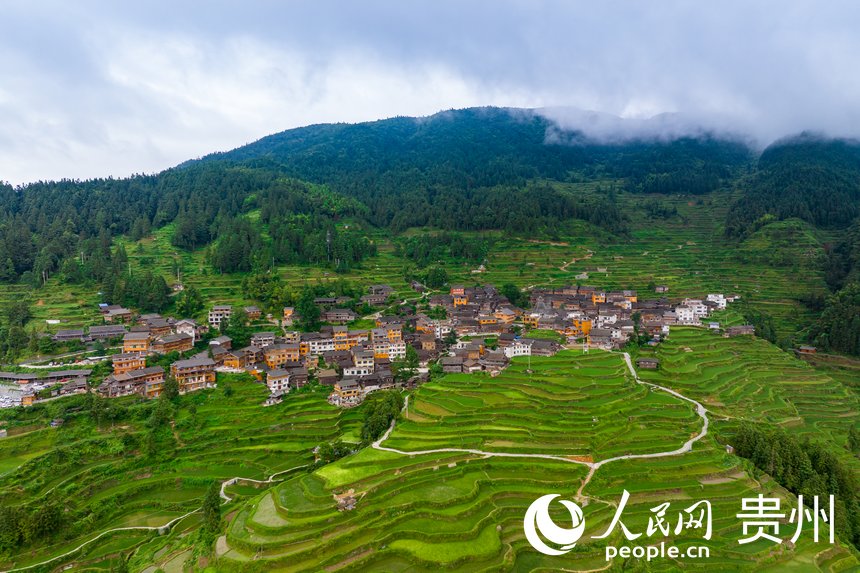 In pics: Beautiful scenery of village of Dong ethnic group in SW China's Guizhou