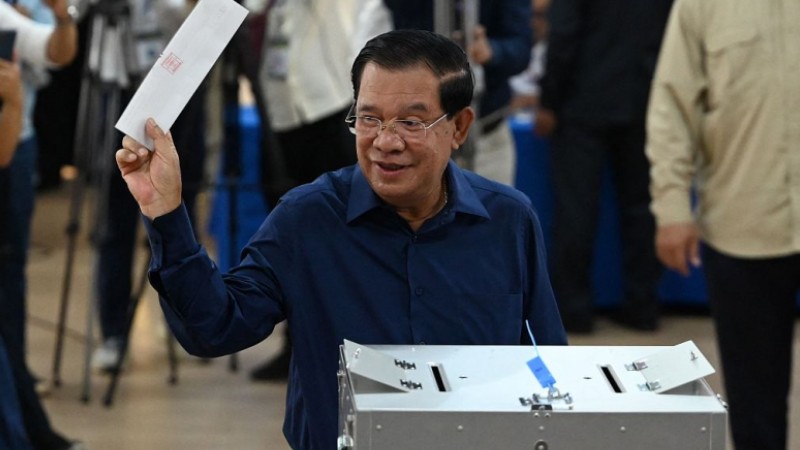 China congratulates Cambodian People's Party on winning seventh general election