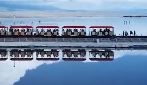 Getting to the 'Mirror of the Sky' by train