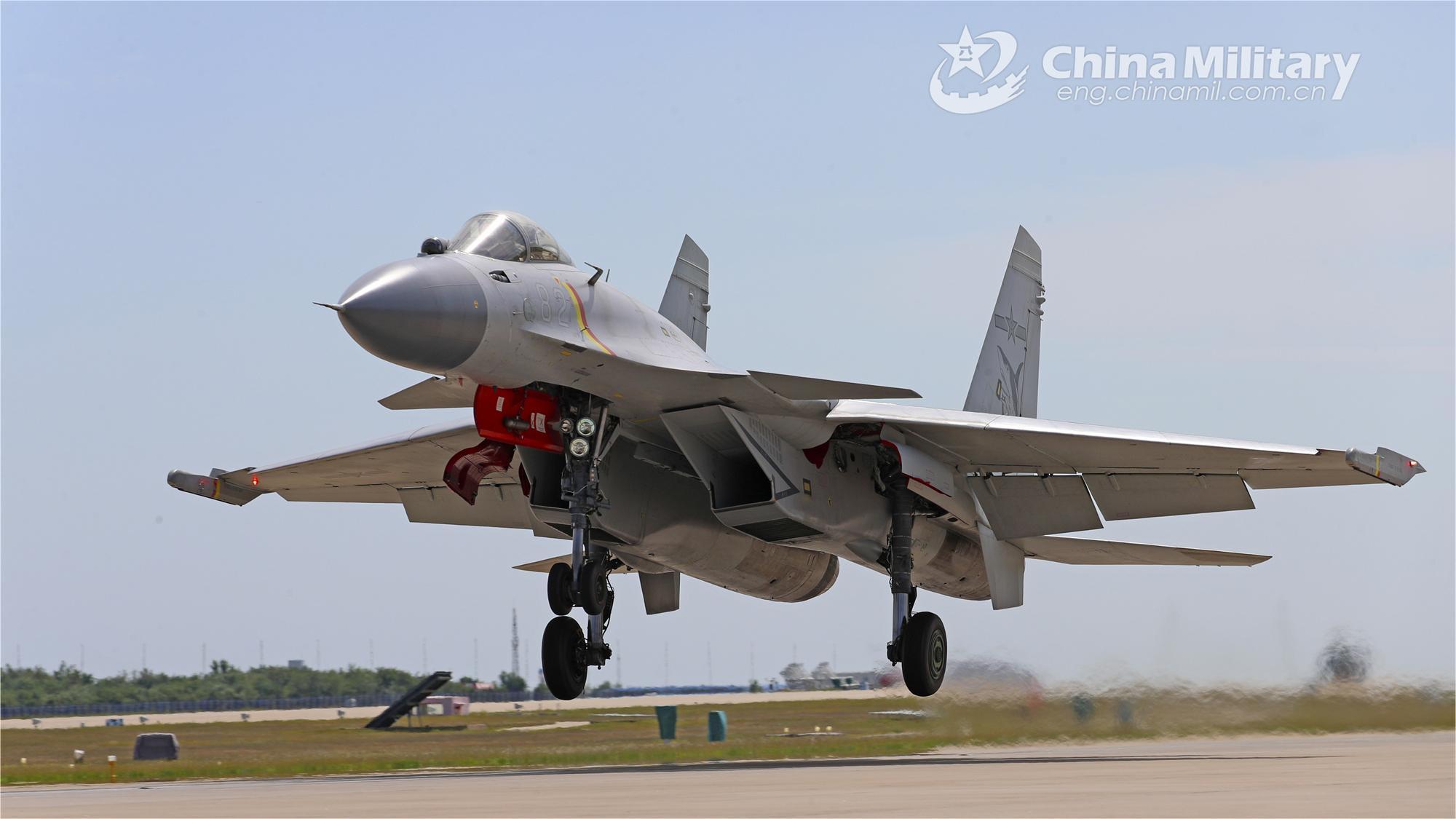 China's Air Force's Bayi Aerobatic Team arrives in Dubai