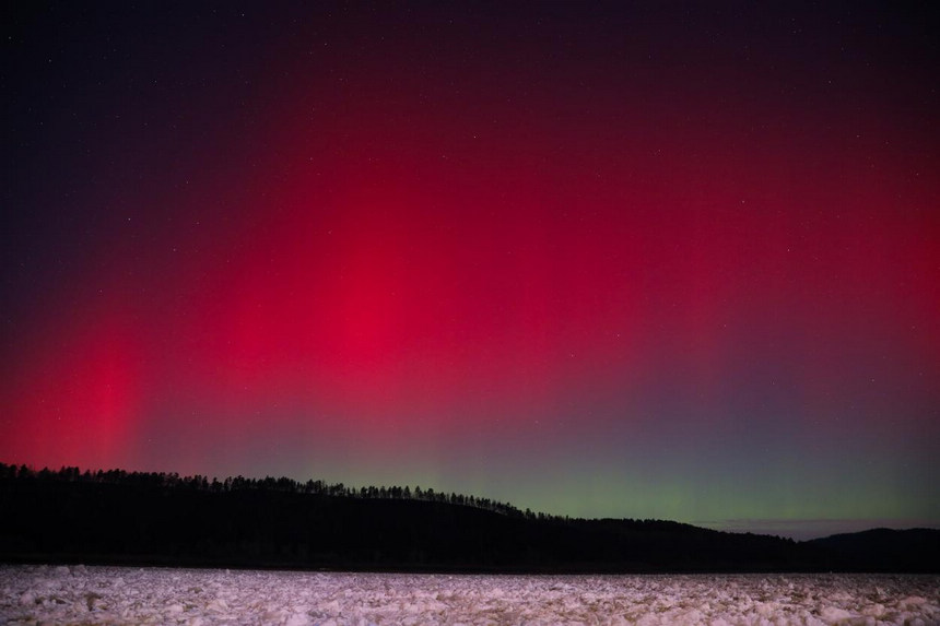 Northern Lights occur in Mohe, NE China's Heilongjiang