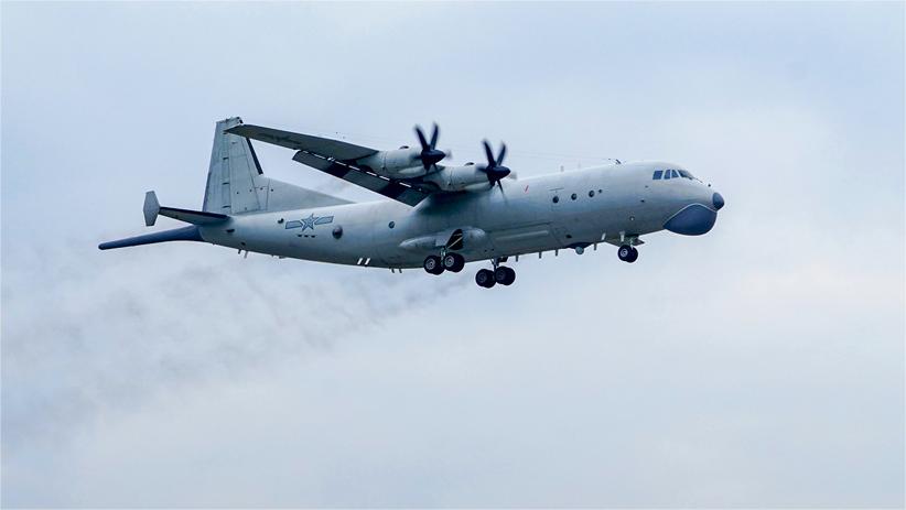 Super mixed cut of Chinese navy anti-submarine patrol aircraft