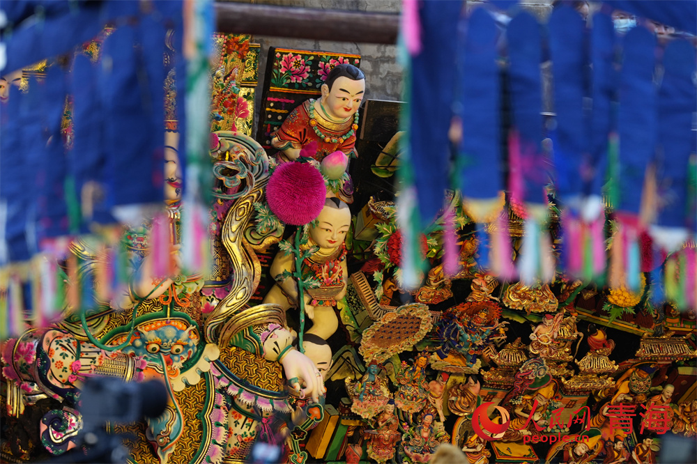 Kumbum Monastery in NW China’s Qinghai stages butter sculpture show