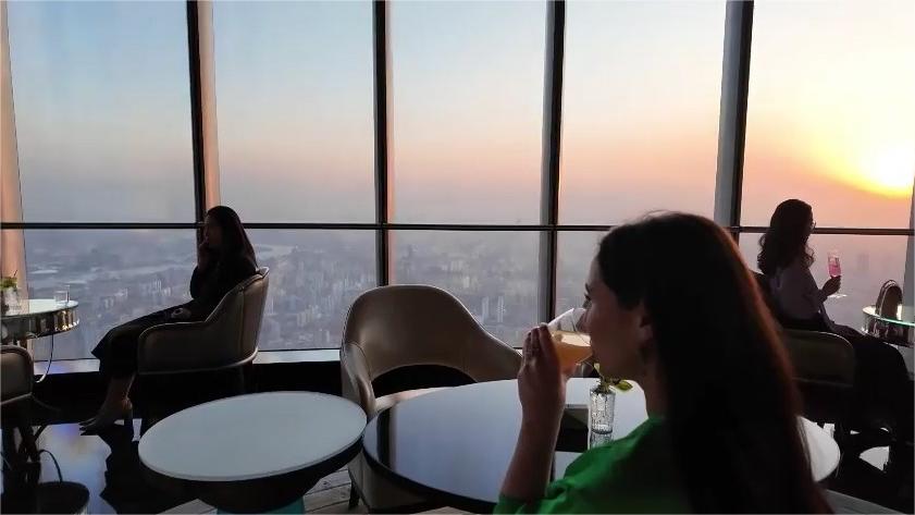 Dining in the clouds: Guinness's highest restaurant experience