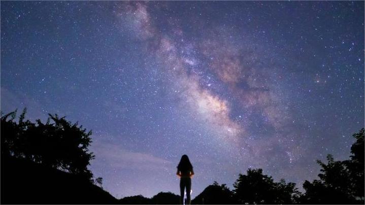 Starry night at Shennongjia National Nature Reserve in C China