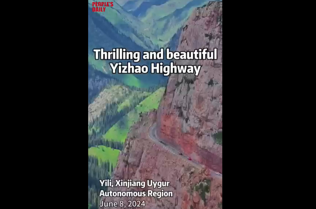 Thrilling and beautiful Yizhao Highway