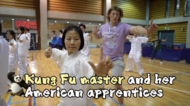 Ni Hao China | Kung Fu master and her American apprentices