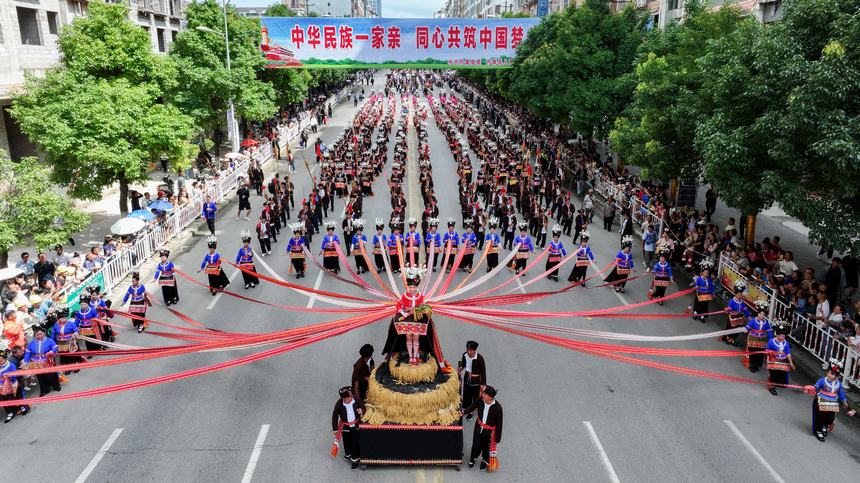 Activities themed on ICHs held in Danzhai, SW China's Guizhou