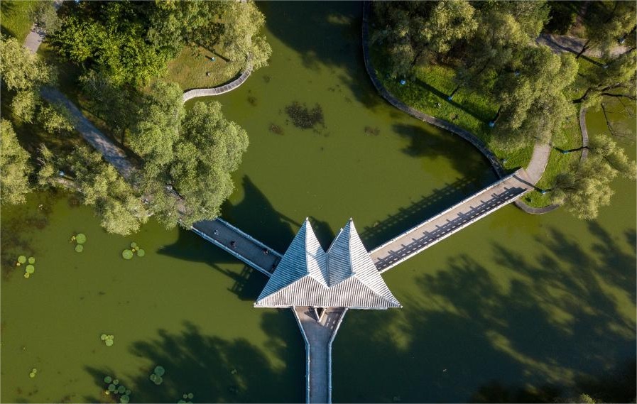 In pics: Taiyangdao National Wetland Park in Harbin, NE China