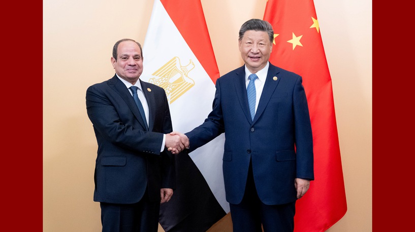 Xi says China to be sincere friend, close partner for joint development with Egypt