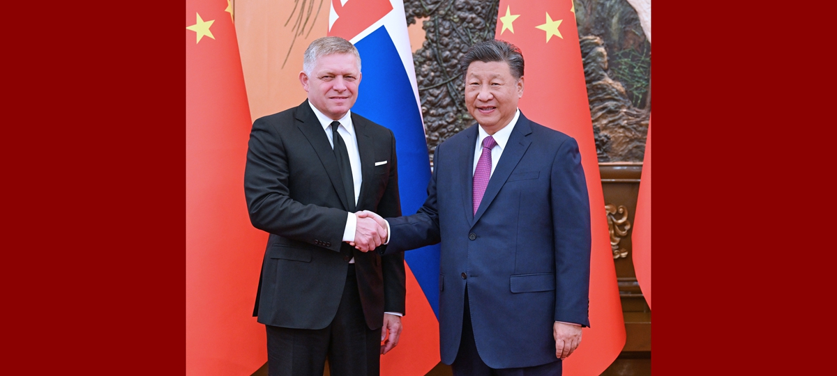 Xi, Slovak PM meet in Beijing, agreeing to elevate ties