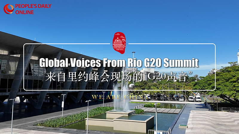 Global voices from Rio G20 Summit