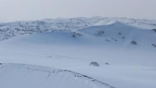 Rare, widespread snowfall in Taklimakan Desert