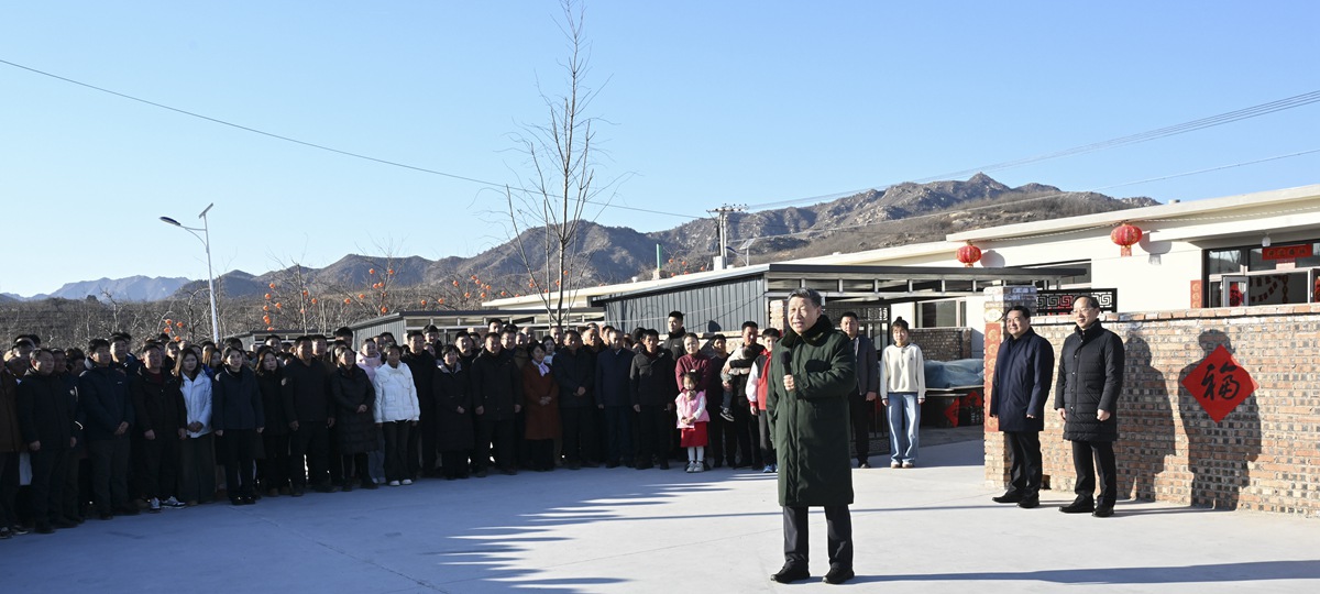 Xi visits flood-affected residents in northeast China