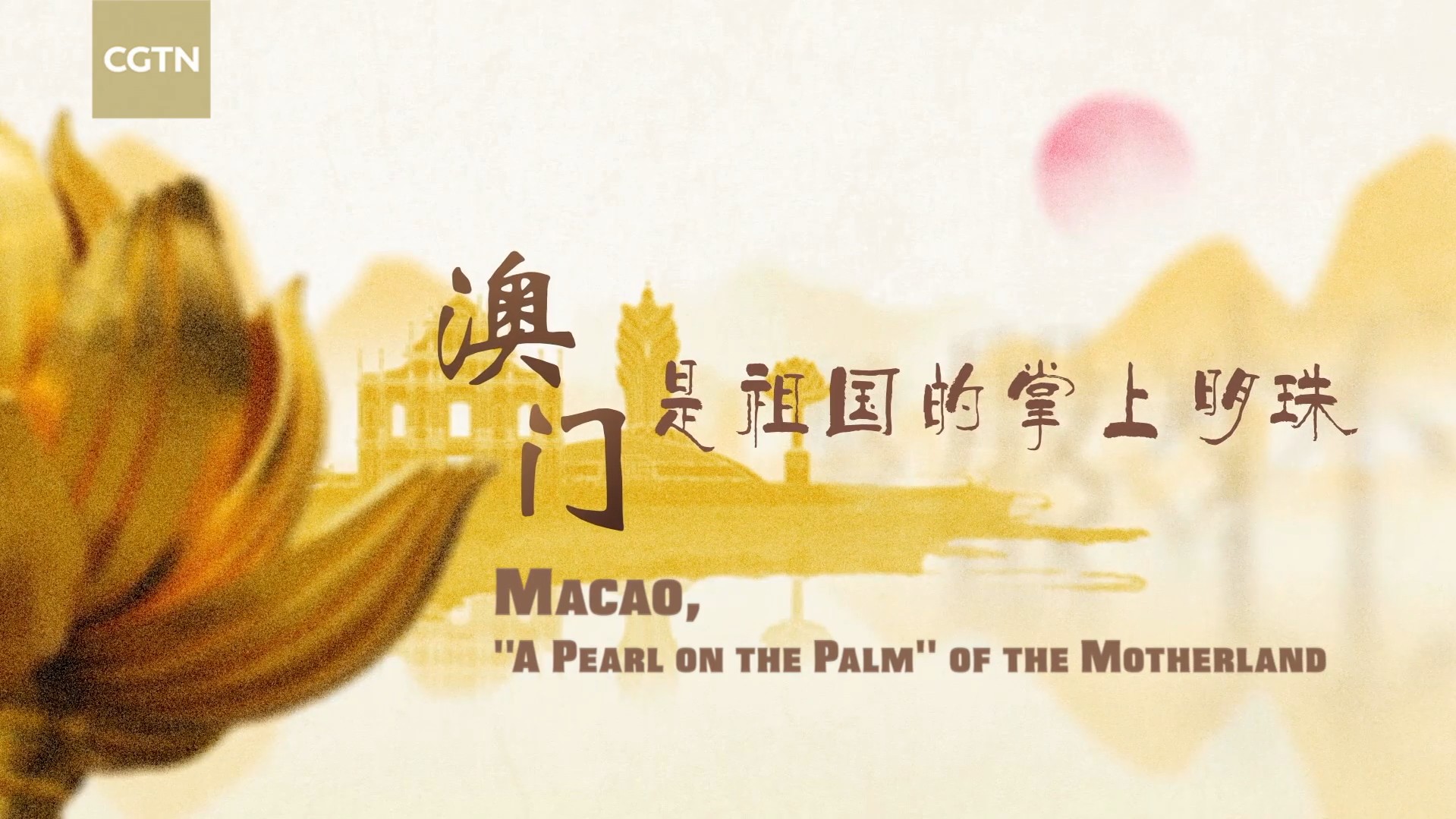 Macao, "A Pearl on the Palm" of the Motherland