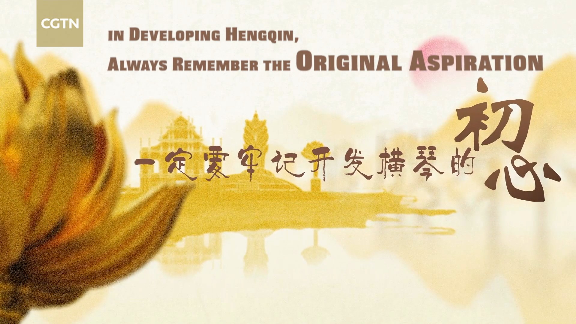 In Developing Hengqin, Always Remember the Original Aspiration