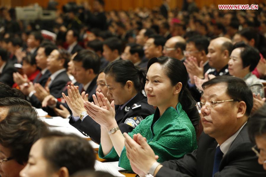 The 18th National Congress of the Communist Party of China (CPC) opened at the Great Hall of the People in Beijing, capital of China, Nov. 8, 2012. (Xinhua/Ju Peng)