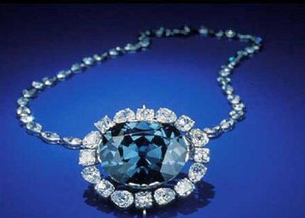 Hope diamond. (Photo/Chinadaily.com.cn) 