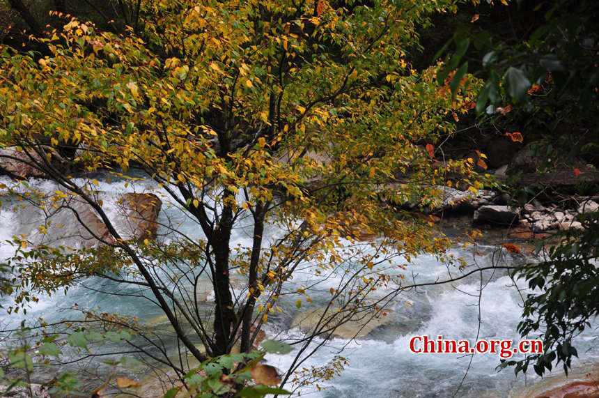 Located in Longdong Town, Baoxing County, Ya'an city, Sichuan province, Dongla Mountain Grand Canyon is one of the most famous attractions in Sichuan Province. The beautiful scenery of Dongla Mountain Grand Canyon in the early winter has attracted many tourists. (Photo by Chen Xiangzhao / China.org.cn)