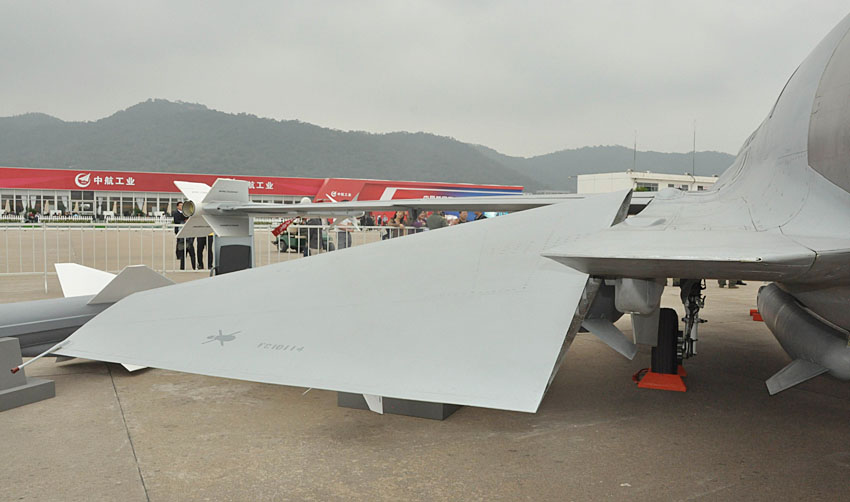 A JF-17 fighter jet is on display at Airshow China 2012 in Zhuhai, south China's Guangdong province. The JF-17 is jointly developed and produced by China National Aero-Technology Import and Export Corporation (CATIC) and Pakistan Air Force. (People's Daily Online/ Zhai Zhuanli)