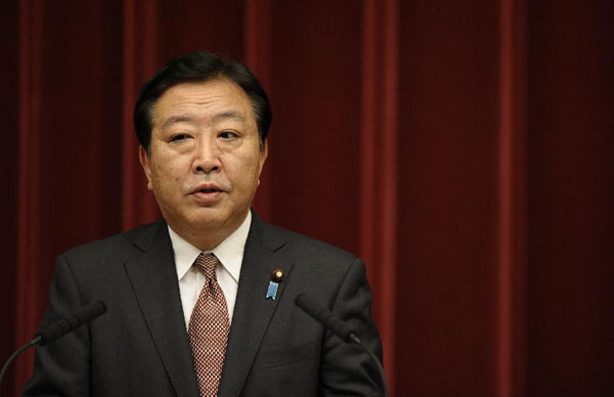 Japanese Prime Minister Yoshihiko Noda addresses a press conference in Tokyo, Japan, Sept. 7, 2012. (Xinhua/Kenichiro Seki) 