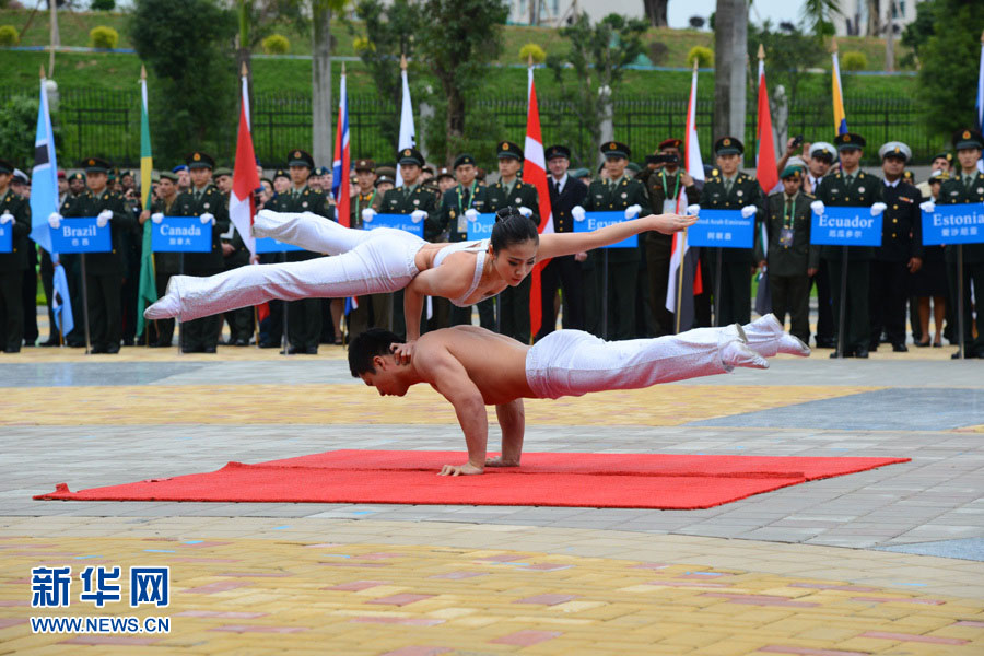 The opening ceremony of the 47th World Military Shooting Championship of the International Military Sports Council (CISM) was held  in Guangzhou, Dec. 2, 2012. (Xinhua/Zhu Sinan)