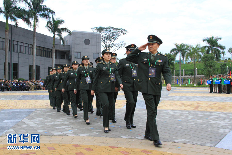 The opening ceremony of the 47th World Military Shooting Championship of the International Military Sports Council (CISM) was held  in Guangzhou, Dec. 2, 2012. (Xinhua/Zhu Sinan)