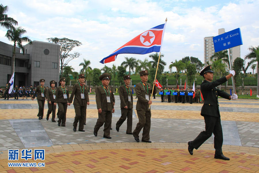 The opening ceremony of the 47th World Military Shooting Championship of the International Military Sports Council (CISM) was held  in Guangzhou, Dec. 2, 2012. (Xinhua/Zhu Sinan)