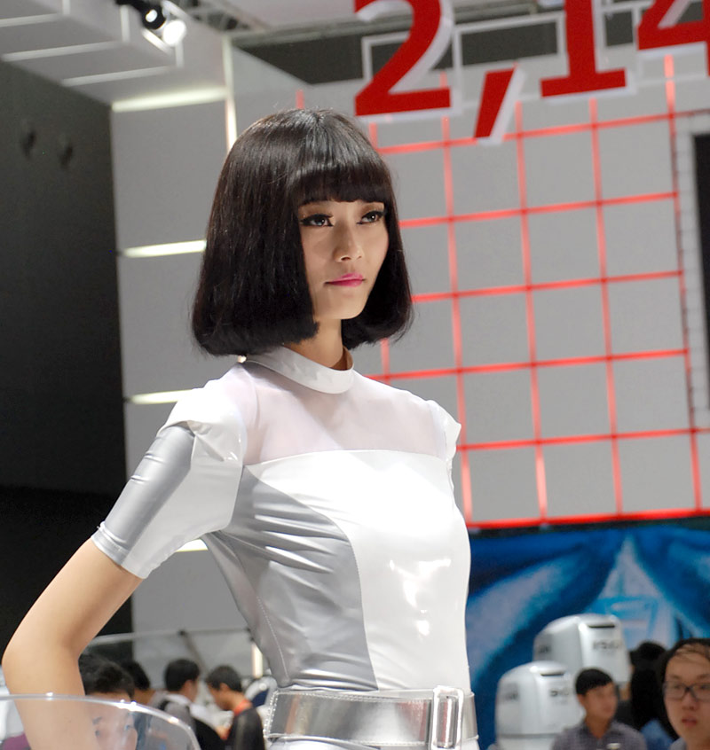 Glamorous model at Int'l Motor Show in Guangzhou (3)