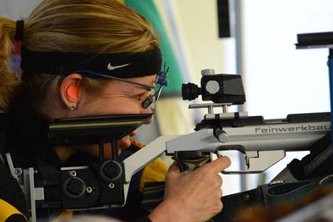 Shooter in 47th World Military Shooting Championship. (Photo by Liu Fengan)