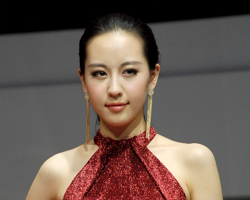 Fresh beauty at Int'l Motor Show in Guangzhou (3)