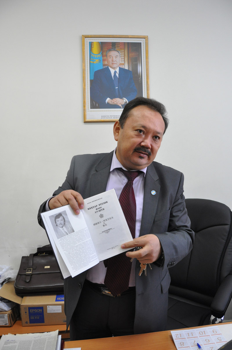 Head of Chinese Philology Department of the L.N.Gumilyov Eurasian National University (People’s Daily Online/ Liu Hui)