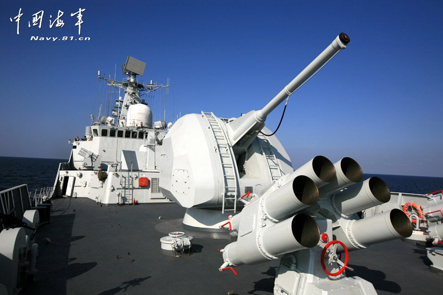 A destroyer flotilla under the Navy of the Chinese People's Liberation Army (PLA) conducted training on the simulated digital battlefield. All the crews can manipulate the digital intelligent equipment in the training. (navy.81.cn /Li Tang, Zeng Xingjian and Li Zhanglong)