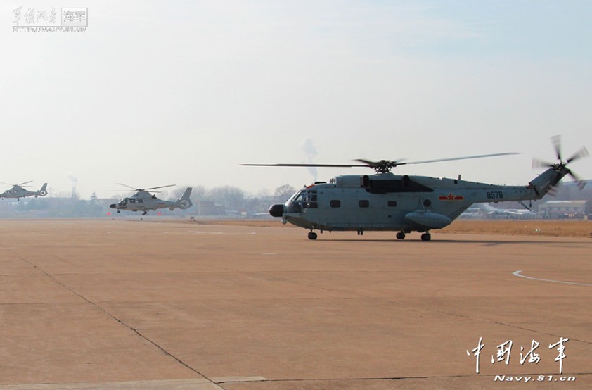 A carrier-based aircraft regiment under the North Sea Fleet of the Navy of the Chinese People's Liberation Army (PLA) successfully completed the training of the last flying day of this year on December 19, 2012. It marks this regiment's annual flight training has been satisfactorily completed. (navy.81.cn/Hu Baoliang, Wang Yan)