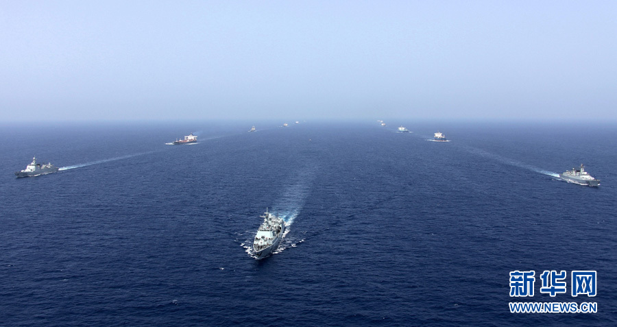 Photo review: Chinese Navy's escort missions in Gulf of Aden. (Xinhua)