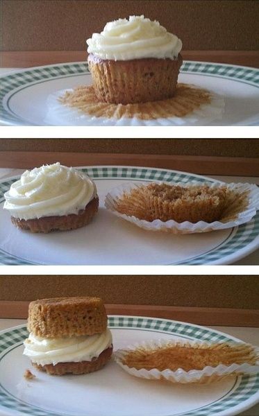 For so many years you eat cup cake in a wrong way, please try this way! (Source: Xinhuanet.com)